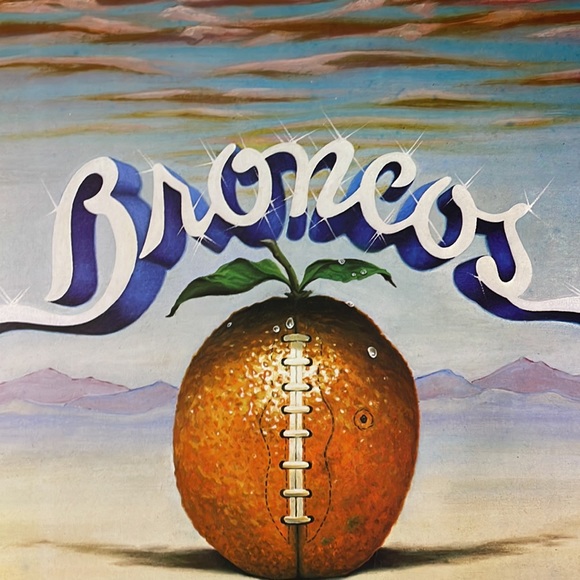 Vintage Denver Broncos Super Bowl XII 1978 “Orange Crush” Art Print RARE 18”x15” - Picture 6 of 8